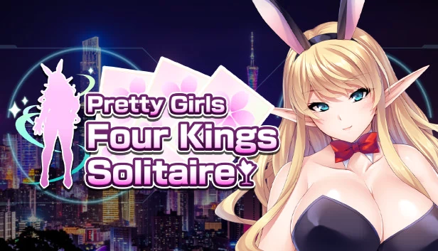 Pretty Girls Four Kings Solitaire 游戏封面