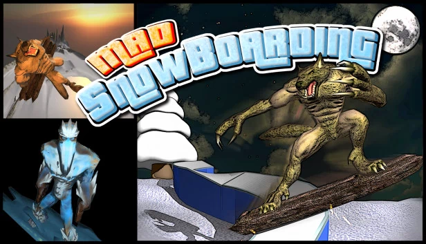 疯狂单板滑雪（Mad Snowboarding） 游戏封面