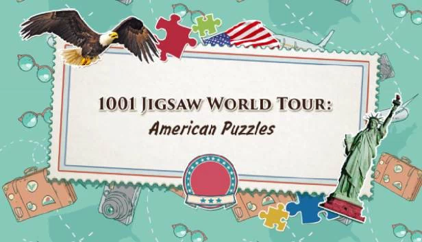 1001拼图 美国谜题（1001 Jigsaw American Puzzles） 游戏封面