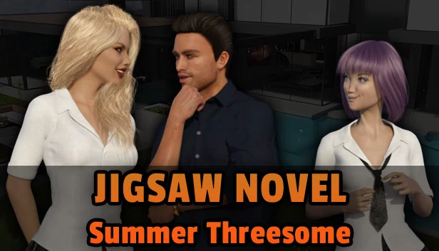 拼图小说 - 夏日三人行（Jigsaw Novel - Summer Threesome） 游戏封面