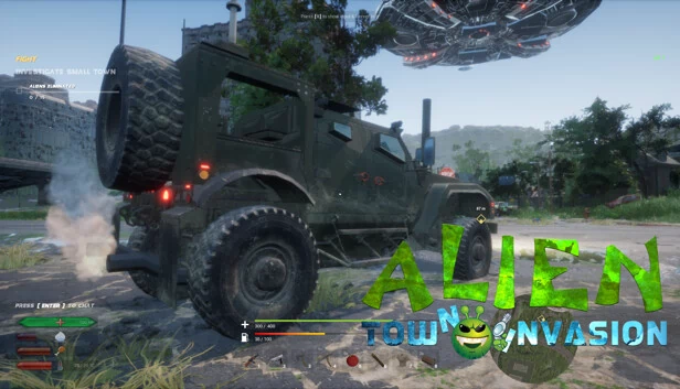 外星小镇入侵（Alien Town Invasion） 游戏封面