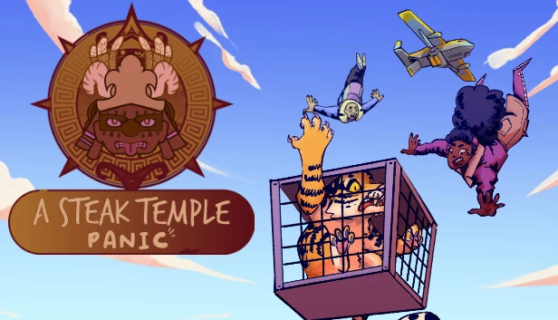 A Steak Temple Panic 游戏封面