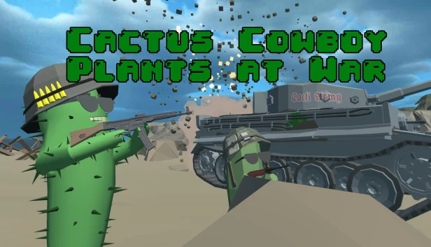 仙人掌牛仔 - 植物战争（Cactus Cowboy - Plants at War） 游戏封面