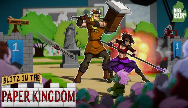 纸王国闪电战（Blitz in the Paper Kingdom） 游戏封面