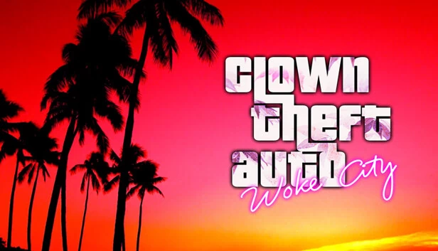 小丑盗窃汽车：觉醒之城（Clown Theft Auto: Woke City） 游戏封面