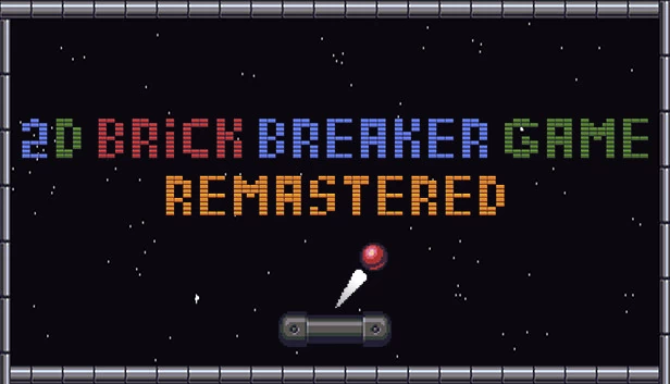 2D打砖块游戏 | 重制版（2D Brick Breaker Game | REMASTERED） 游戏封面