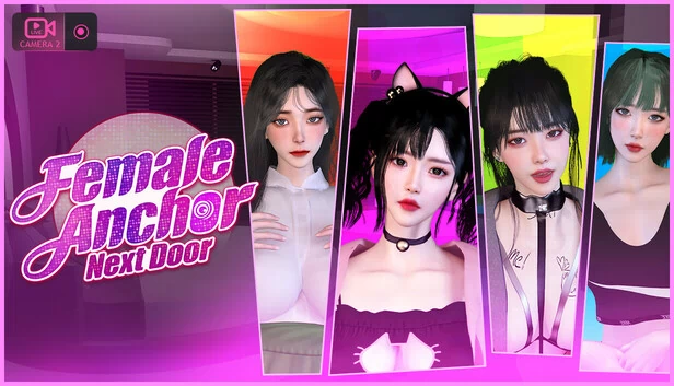 隔壁女主播（Female Anchor Next Door） 游戏封面