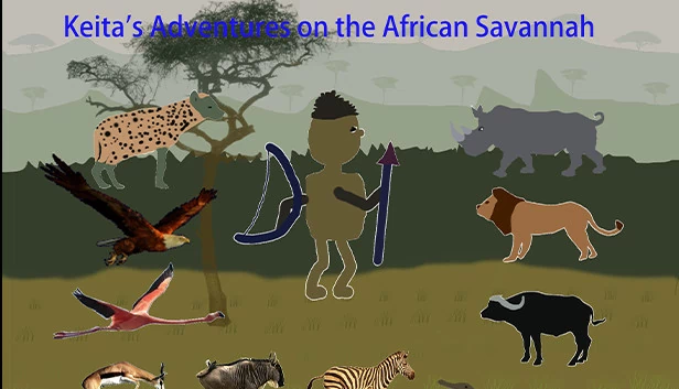 凯塔的非洲大草原冒险（Keita's Adventures on the African Savannah） 游戏封面
