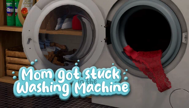 妈妈卡在洗衣机里了（Mom got stuck in the washing machine） 游戏封面