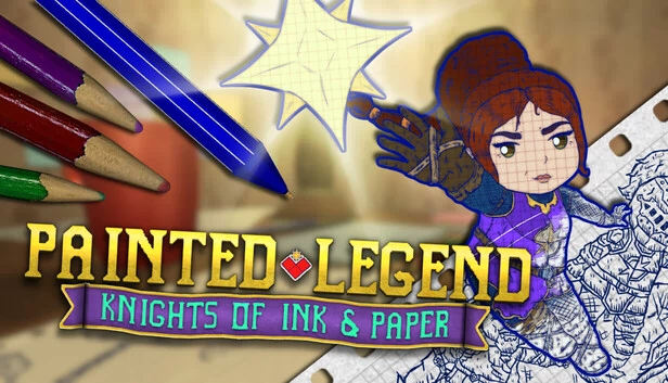 绘世传奇：墨纸骑士（Painted Legend: Knights of Ink & Paper） 游戏封面