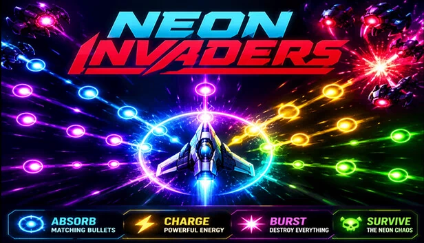 霓虹入侵者（Neon Invaders） 游戏封面