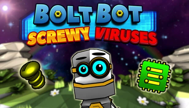 Bolt Bot Screwy Viruses 游戏封面