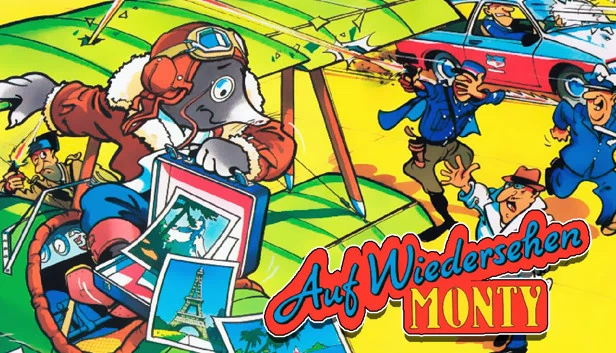 再见,蒙蒂 (CPC/Spectrum)(Auf Wiedersehen Monty (CPC/Spectrum)) 游戏封面