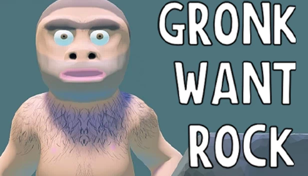 格伦克想要石头（Gronk Want Rock） 游戏封面