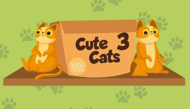 1001拼图：可爱猫咪3（1001 Jigsaw. Cute Cats 3） 游戏封面