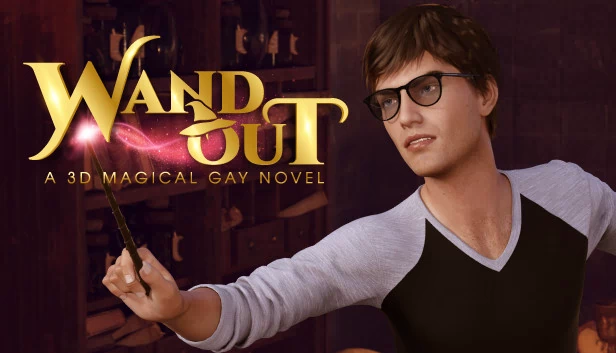 魔杖出鞘 - 一款3D魔法同性恋爱小说（Wand Out - A 3D Magical Gay Novel） 游戏封面