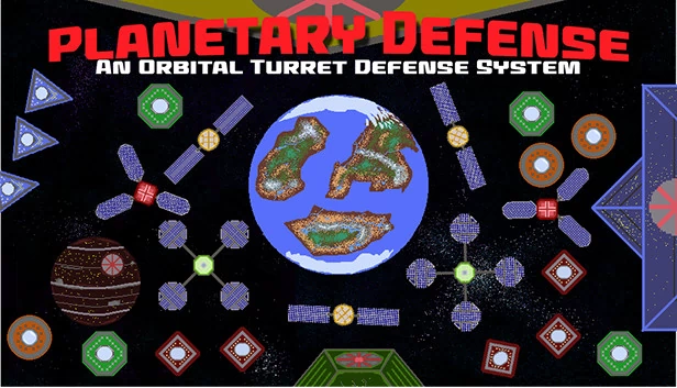 行星防御：轨道炮塔防御系统（Planetary Defense: An Orbital Turret Defense System） 游戏封面