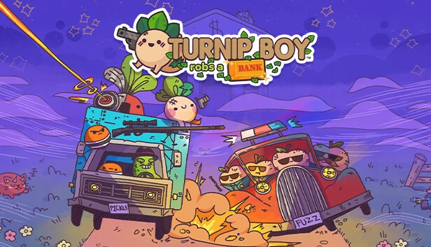 大头菜小子抢银行（Turnip Boy Robs a Bank） 游戏封面