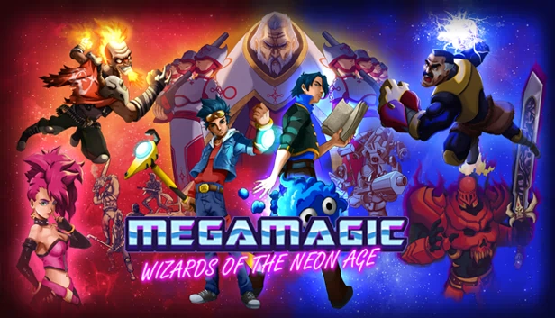 大魔法：霓虹时代巫师（Megamagic: Wizards of the Neon Age） 游戏封面