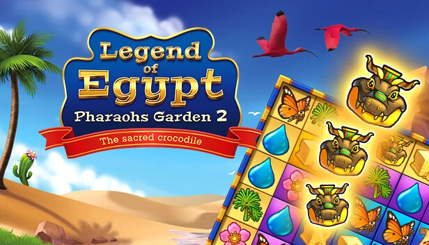 埃及传奇 - 法老的花园2 - 神圣的鳄鱼（Legend of Egypt - Pharaohs Garden 2 - The sacred crocodile） 游戏封面