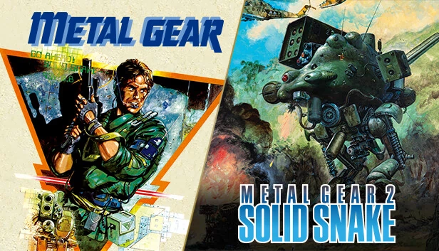 合金装备 & 合金装备2：固蛇（METAL GEAR & METAL GEAR 2: Solid Snake） 游戏封面