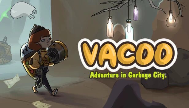 Vacoo. 垃圾城冒险。（Vacoo. The adventure in Garbage city.） 游戏封面