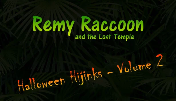 雷米浣熊与失落神庙 - 万圣节恶作剧（第2卷）（Remy Raccoon and the Lost Temple - Halloween Hijinks (Volume 2)） 游戏封面