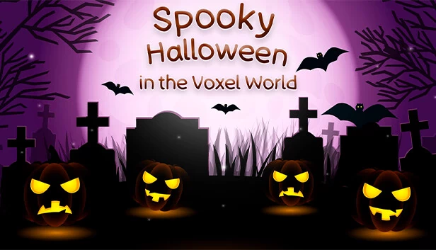 方块世界中的恐怖万圣节（重制版）（Spooky Halloween in the Voxel World (Remake)） 游戏封面