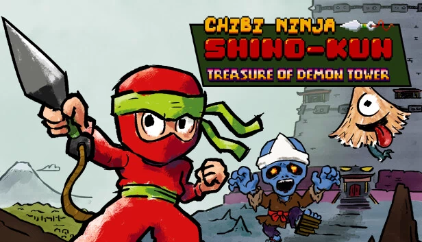 小小忍者信君：魔塔宝藏（Chibi Ninja Shino-kun: Treasure of Demon Tower） 游戏封面