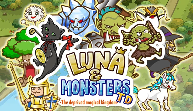 露娜与怪物塔防 -被剥夺的魔法王国-（Luna & Monsters Tower Defense -The deprived magical kingdom-） 游戏封面
