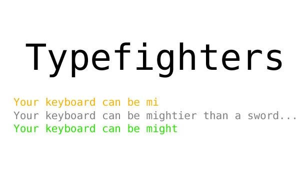 打字战士 (Steam Edition)（Typefighters (Steam Edition)） 游戏封面