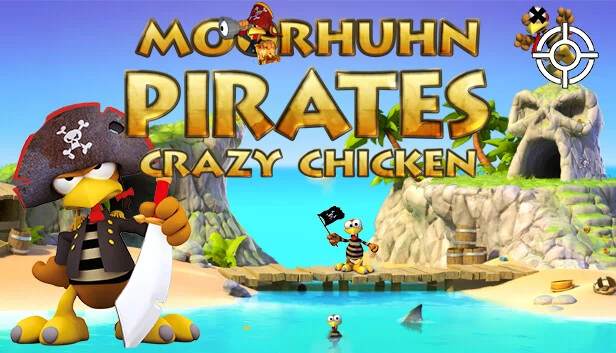 疯狂小鸡：海盗（Moorhuhn Piraten - Crazy Chicken Pirates） 游戏封面