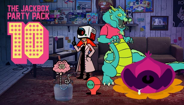 杰克盒子的派对游戏包 10（The Jackbox Party Pack 10） 游戏封面