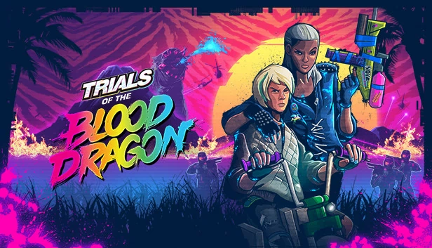 特技摩托:血龙试炼(Trials of the Blood Dragon) 游戏封面