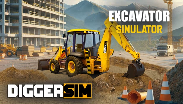 挖掘机模拟器VR（DiggerSim - Excavator & Heavy Equipment Simulator VR） 游戏封面
