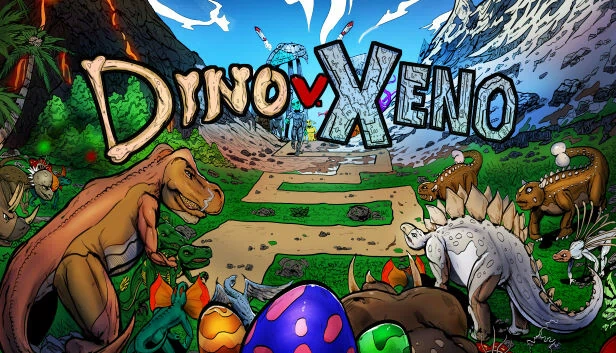恐龙大战外星人 - 塔防（Dino V. Xeno - Tower Defense） 游戏封面