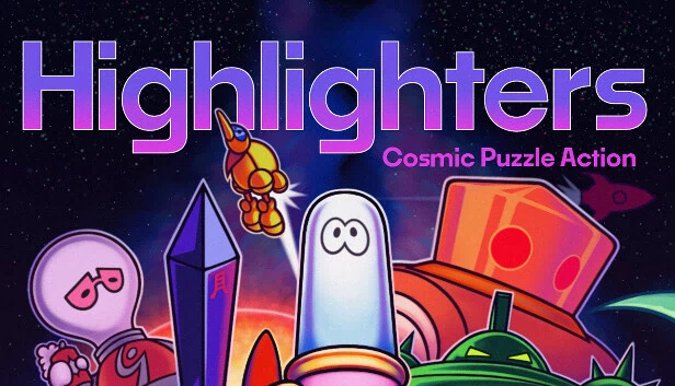 荧光笔：宇宙谜题动作（Highlighters: Cosmic Puzzle Action） 游戏封面