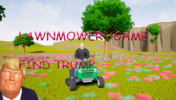 割草机游戏：寻找特朗普（Lawnmower Game: Find Trump） 游戏封面