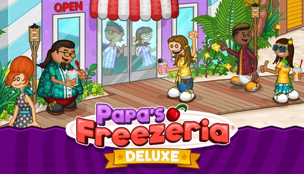 老爹冰棒店豪华版（Papa's Freezeria Deluxe） 游戏封面