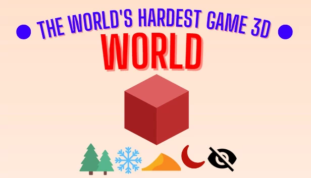 世界上最难的游戏 3D世界（The World's Hardest Game 3D World） 游戏封面