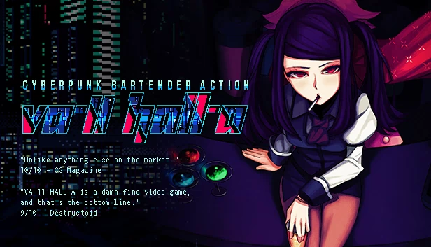 VA-11 Hall-A: 赛博朋克酒保行动（VA-11 Hall-A: Cyberpunk Bartender Action） 游戏封面