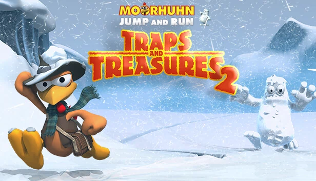 莫尔胡恩跳跃与奔跑“陷阱与宝藏2（Moorhuhn Jump and Run 'Traps and Treasures 2'） 游戏封面