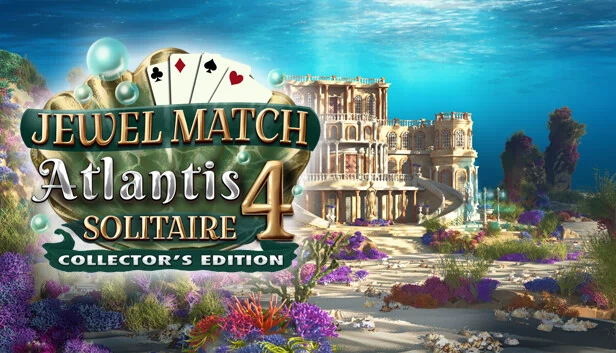 宝石迷阵：亚特兰蒂斯纸牌接龙4 - 收藏版（Jewel Match Atlantis Solitaire 4 - Collector's Edition） 游戏封面