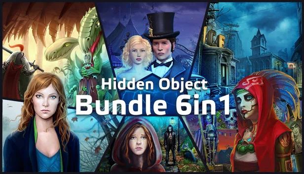 隐藏物品 6-in-1 套装（Hidden Object 6-in-1 bundle） 游戏封面