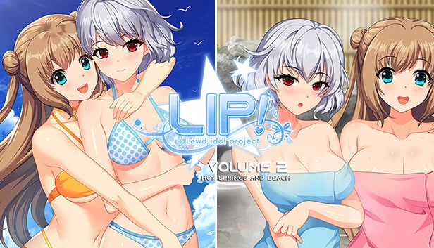 LIP!  Lewd Idol Project Vol. 2 - 温泉与海滩篇（LIP! Lewd Idol Project Vol. 2 - Hot Springs and Beach Episodes） 游戏封面
