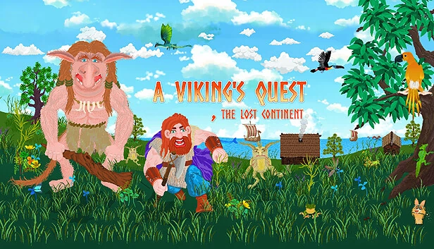维京人的探索：失落的大陆（A Viking's Quest, the Lost Continent） 游戏封面