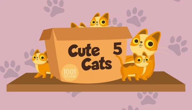 1001拼图. 可爱猫咪5（1001 Jigsaw. Cute Cats 5） 游戏封面