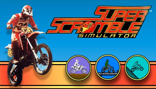 超级混乱模拟器（Amiga/C64/CPC/Spectrum）（Super Scramble Simulator (Amiga/C64/CPC/Spectrum)） 游戏封面