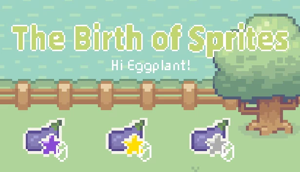 Hi Eggplant: The Birth of Sprites（Hi Eggplant:The Birth of Sprites） 游戏封面