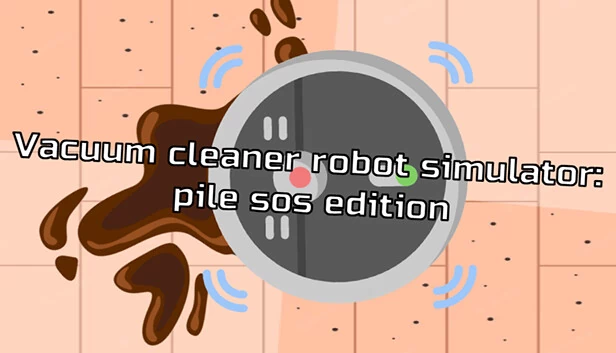 吸尘器机器人模拟器：Pile SOS版（Vacuum cleaner robot simulator: pile sos edition） 游戏封面